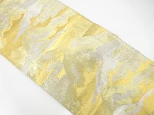 アンティーク　山並に観世水模様織り出し袋帯(着用可)